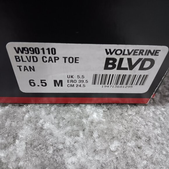 Wolverine BLVD womens leather chestnut boots 6.5 - Picture 7 of 8